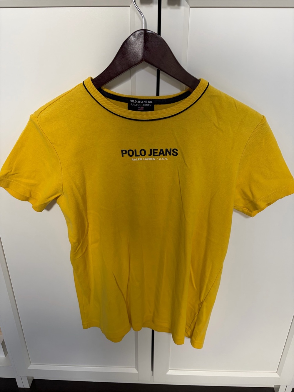Polo Jeans Ralph Lauren Yellow Logo Tee